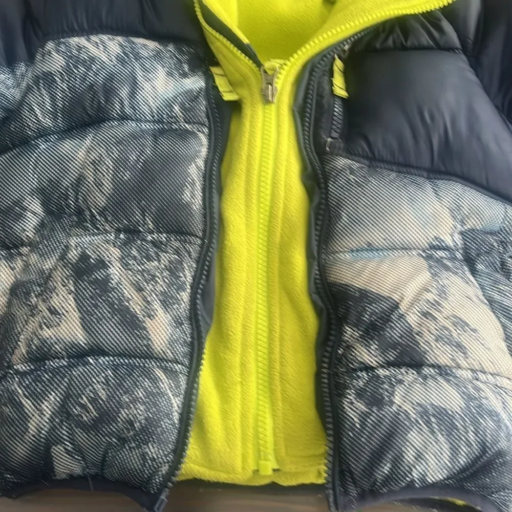 Boys Puffy Jacket with matching Hat